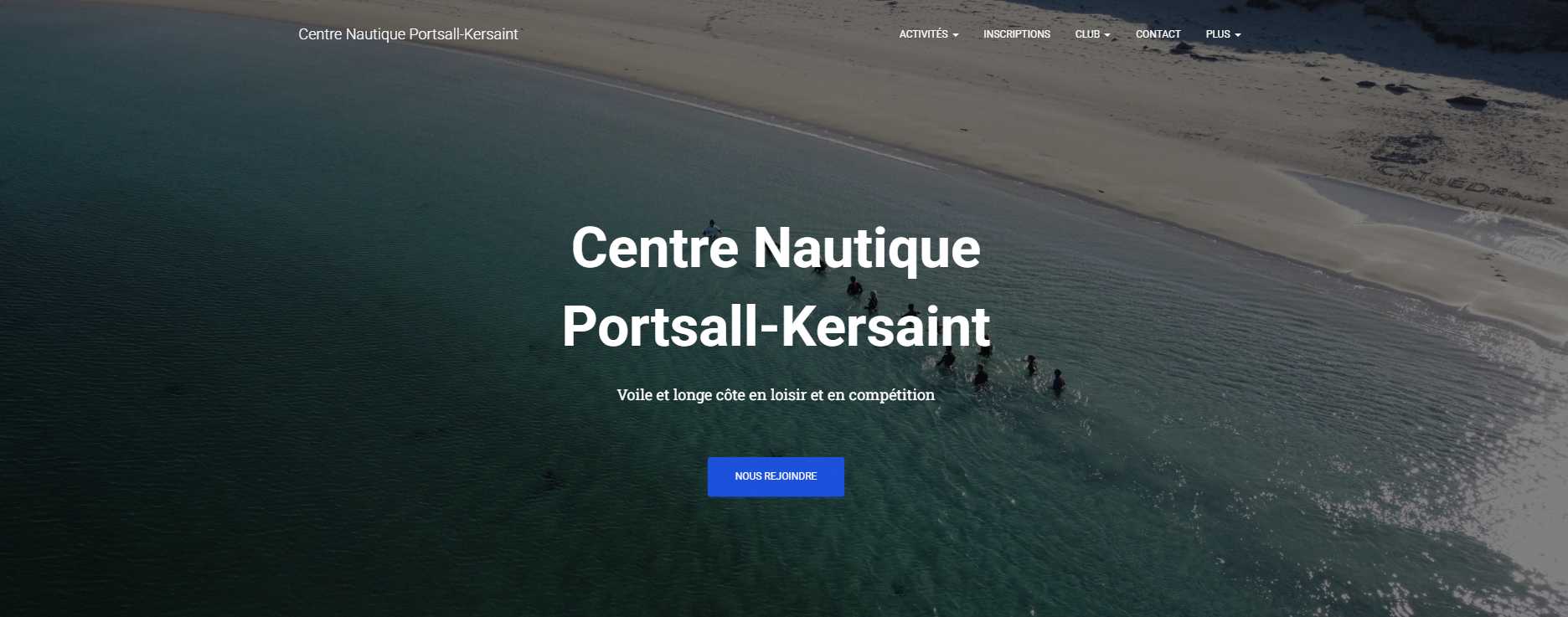 Centre Nautique Portsall Kersaint - Developed the website for the Portsall Kersaint Nautical Center.